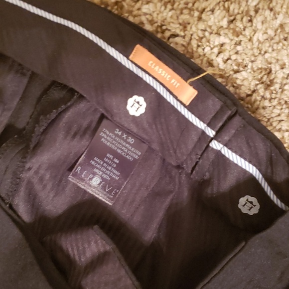 *FINAL PRICE* Men's Haggar Clothing Black Dress Pants - Picture 3 of 3